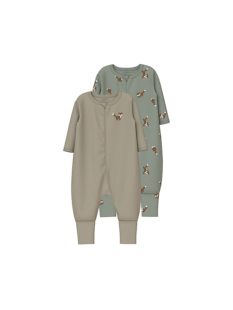 Name It Pyjama à Manches Longues Fox 2 Unités Shadow / Aluminum 9 Mois Garçons